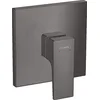 Image de hansgrohe Metropol Set de finition pour mitigeur douche encastré, poignée manette, noir chromé brossé, 32565340