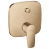 Image de hansgrohe Talis E Set de finition mitigeur bain/douche encastré, bronze brossé, 71474140