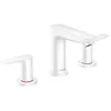 Image de hansgrohe Talis E Mélangeur de lavabo 150, 3 trous, avec tirette et vidage, blanc mat, 71733700