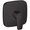 Image de hansgrohe Talis E Talis E Set de finition pour mitigeur douche encastré, noir mat, 71765670