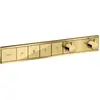Image de hansgrohe RainSelect Module thermostatique RainSelect encastré avec 4 fonctions, aspect doré poli, 15382990