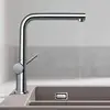 Image de hansgrohe Talis M54 Mitigeur de cuisine pivotant, avec douchette extractible, 72808000,