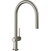 Image de hansgrohe Talis M54 Mitigeur de cuisine 210, avec douchette extractible 1 jet, sBox, aspect acier inox, 72803800