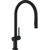 Image de hansgrohe Talis M54 Mitigeur de cuisine 210, avec douchette extractible 2 jets, sBox, noir mat, 72801670