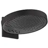 Image de hansgrohe Rainfinity Douche de tête 360 3 jet avec raccord mural, noir mat, 26234670
