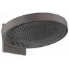 Image de hansgrohe Rainfinity Douche de tête 360 3 jet avec raccord mural, noir chromé brossé, 26234340