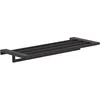 Image de hansgrohe AddStoris - Porte-serviettes multi-barres 648 mm, Porte-serviettes de bain pour montage mural, fixation cachée, Accessoires de salle de bains, Noir mat, 41751670