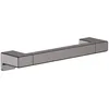 Image de hansgrohe AddStoris - Poignée d'appui pour douche 348 mm, Poignée d'appui pour salle de bain, pour montage mural, fixation cachée, Accessoires de salle de bain, Noir chromé brossé, 41744340