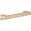 Image de hansgrohe AddStoris - Poignée d'appui pour douche 348 mm, Poignée d'appui pour salle de bain, pour montage mural, fixation cachée, Accessoires de salle de bain, Bronze brossé, 41744140