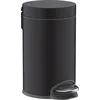 Image de hansgrohe AddStoris - Poubelle de salle de bain avec capacité de 3 l, Poubelle à pédale, Accessoires de salle de bain, Soft Close, Noir mat, 41775670