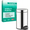 Image de hansgrohe AddStoris - Poubelle de salle de bain avec capacité de 3 l, Poubelle à pédale, Accessoires de salle de bain, Soft Close, Chromé, 41775000
