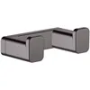 Image de hansgrohe AddStoris - Crochet porte-serviettes double, Porte-serviettes, Crochet pour peignoir, fixation cachée, Accessoires de salle de bains, Noir chromé brossé, 41755340