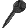 Image de Hansgrohe Pommeau de Douche Pulsify Select S, Douchette à Main 105 mm Diamètre, 3 Types de Jet (Relaxation), Noir Mat, 24110670