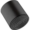 Image de hansgrohe Pulsify S - Douche de tête avec 1 type de jet (PowderRain), Douche pluie ronde (105mm), Pommeau de douche pour montage au mur/plafond, Noir mat, 24130670
