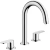 Image de hansgrohe Vernis Blend Mélangeur 3 trous avec tirette et vidage synthétique, chromé, 71553000