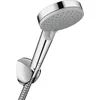Image de hansgrohe Vernis Blend Ensemble support mural et douchette 100 Vario EcoSmart 9 l/min avec flexible de douche 160 cm, chromé, 26278000