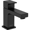 Image de hansgrohe Vernis Shape Robinet de lave-mains 70 eau froide sans tirette ni vidage, noir mat, 71592670