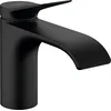 Image de hansgrohe Vivenis Robinet de lave-mains 80 eau froide sans tirette ni vidage, noir mat, 75013670