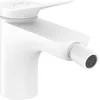 Image de hansgrohe Vivenis Mitigeur de bidet avec tirette et vidage, blanc mat, 75200700