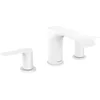 Image de hansgrohe Vivenis Mélangeur de lavabo 3 trous 90 avec tirette et vidage, blanc mat, 75033700