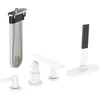 Image de hansgrohe Finoris Robinet de baignoire 2 fonctions Blanc mat