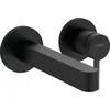 Image de hansgrohe Finoris 76051670 Mitigeur de lavabo encastré avec bec verseur Noir mat 16,8 cm