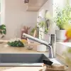 Image de hansgrohe Zesis M33 Mitigeur de cuisine pivotant, avec douchette extractible, 74800000,