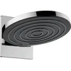 Image de hansgrohe Pulsify S - Douche de tête avec 2 types de jet, Douche pluie ronde (260mm), avec bras de douche, Pommeau de douche pour montage au mur, Chromé, 24150000