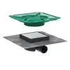 Image de hansgrohe RainDrain Spot Évacuation de salle de bains, set complet, pour une installation standard DN 50, 56112800,