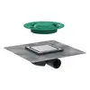 Image de hansgrohe RainDrain Spot Évacuation de salle de bains, set complet, pour une installation standard DN 50, 56055800,