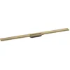 Image de hansgrohe RainDrain Flex - Caniveau de douche linéaire 1200 mm, Siphon de sol à découper pour installation contre le mur, Bronze brossé, 56054140