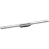 Image de hansgrohe RainDrain Flex - Caniveau de douche linéaire 900 mm, Siphon de sol à découper pour installation contre le mur, Acier inoxydable brossé, 56052800