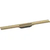 Image de hansgrohe RainDrain Flex - Caniveau de douche linéaire 800 mm, Siphon de sol à découper pour installation contre le mur, Bronze brossé, 56051140