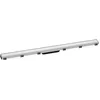 Image de hansgrohe RainDrain Match - Caniveau de douche linéaire 1000 mm, Siphon de sol avec cadre réglable en hauteur, Blanc mat, 56041700
