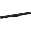 Image de hansgrohe RainDrain Match - Caniveau de douche linéaire 800 mm, Siphon de sol avec cadre réglable en hauteur, Noir mat, 56038670