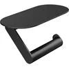 Image de hansgrohe WallStoris - Porte-papier WC, Porte papier toilette avec tablette 23cm, Porte rouleau papier toilette, Accessoire salle de bain sans percage, Noir mat, 27928670