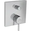 Image de hansgrohe Finoris 76416000 Mitigeur monocommande pour baignoire encastré avec combinaison de sécurité intégrée conforme à la norme EN1717 Chromé