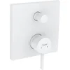 Image de hansgrohe Finoris Robinet de baignoire encastré 2 fonctions Blanc mat