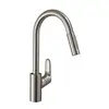 Image de hansgrohe Focus M41 Mitigeur de cuisine pivotant, avec douchette extractible, 31833800,