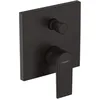 Image de hansgrohe Robinet de baignoire encastré Vernis Shape 2 fonctions Noir mat