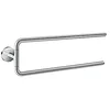 Image de AXOR Barre porte-serviettes double circulaire universelle 48,3 cm, chromé, 50,8 cm