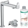 Image de hansgrohe Aqittura M91 FilterSystem Robinet de cuisine avec filtre à eau, cartouche filtrante Harmony, 1 type de jet, robinet 3 voies de cuisine 240 mm, mitigeur de cuisine orientable, chromé