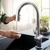 Image de hansgrohe Aqittura M91 Mitigeur de cuisine avec système de filtration de l’eau, extractible, pivotant, 76803000,
