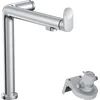 Image de hansgrohe Robinet de cuisine Aqittura M91 avec filtre à eau, robinet 3 voies avec bec hauteur 240 mm, réglable en 2 niveaux à 60° ou 110°, 1 type de jet Chromé
