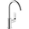 Image de Hansgrohe Mitigeur de Lavabo Rebris E, Hauteur Sous Bec 210 mm, Bec Orientable, Robinet Lavabo avec Tirette et Vidage, Chromé, 72576000