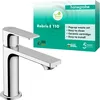 Image de Hansgrohe Mitigeur de Lavabo Rebris E, Hauteur Sous Bec 110 mm, Robinet Lavabo avec Tirette et Vidage, Chromé, 72557000
