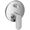 Image de Hansgrohe Rebris S 72467000 Mitigeur monocommande pour baignoire encastré avec combinaison de sécurité intégrée Conforme à la norme EN1717 pour iBox Universal, chromé