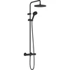 Image de Hansgrohe tête 240mm, Noir Mat, Colonne de Douche Vernis Blend, avec mitigeur thermostatique, 1 Type de Jet, 26426670