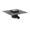 Image de hansgrohe RainDrain Point Évacuation de salle de bains, set complet, pour une installation standard DN 40, 56247800,