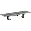 Image de hansgrohe RainDrain Compact - Caniveau de douche linéaire 600 mm à carreler, Siphon de sol pour une installation à faible, avec hauteur d'encastrement 43 mm, 56163000